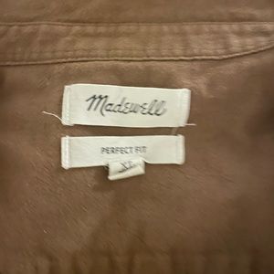 Means brown Madewell short sleeve XL